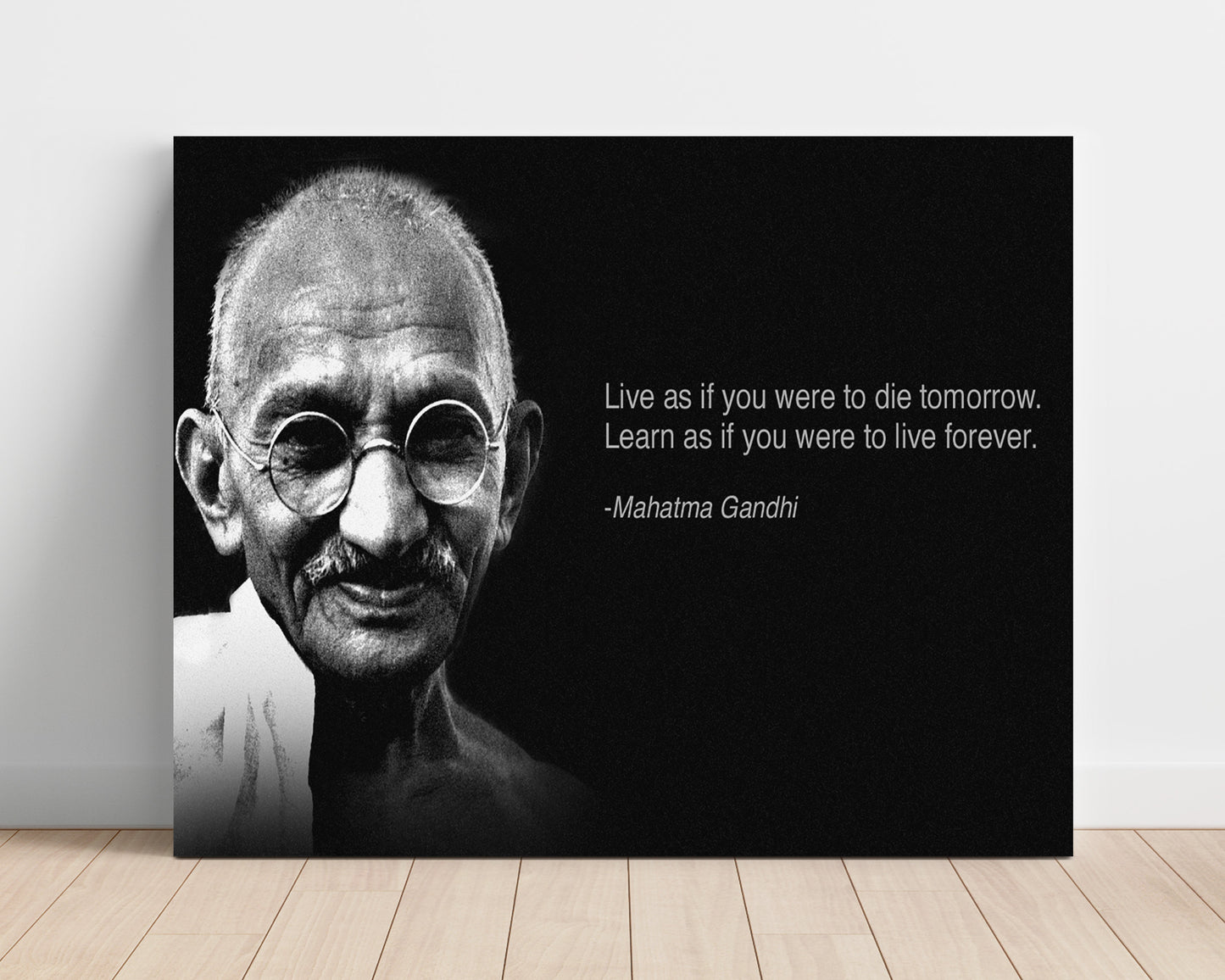 Mahatma Gandhi Live as if die tomorrow Quote Print 16x20 Unframed Print quote wall art print