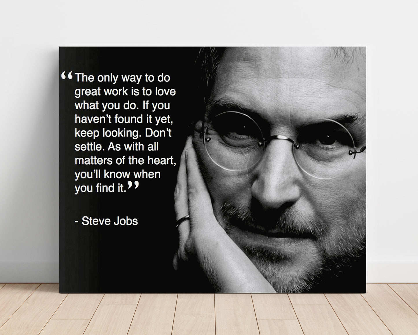 Steve Jobs Love what you do Quote Print 16x20 Unframed Print quote wall art print