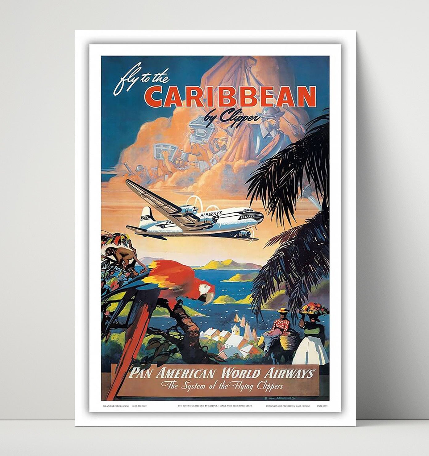 Casablanca Porte du Maroc Vintage Travel Print 16x20 Unframed Print travel wall art print