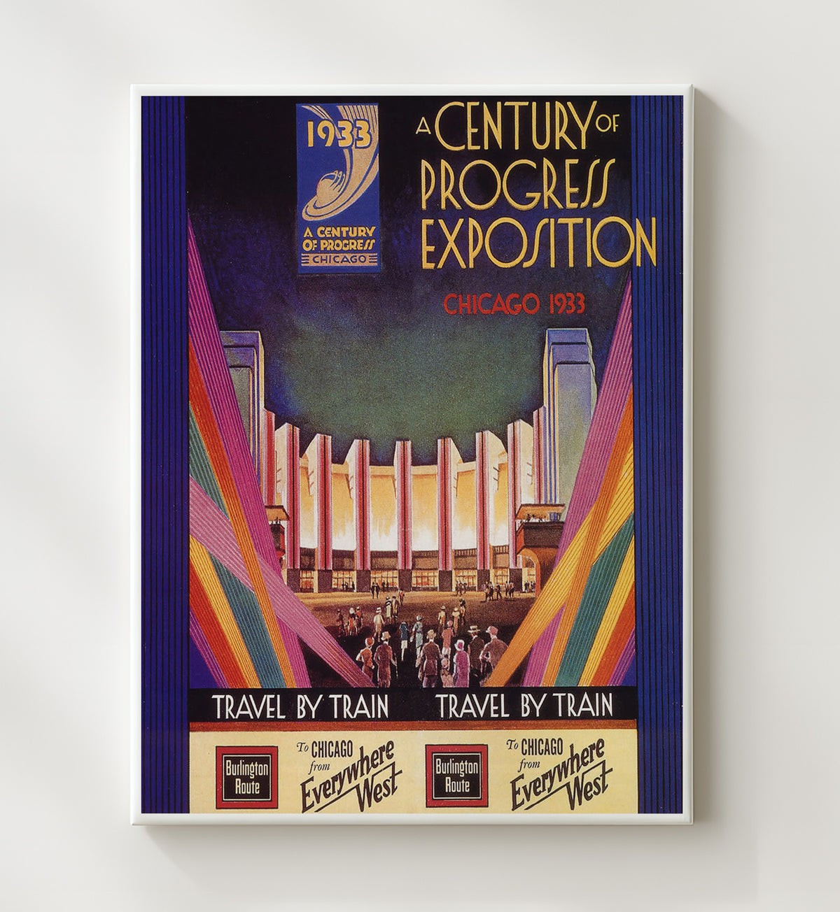 Chicago Century of Progress Exposition 1933 - Travel - 20x24 Canvas