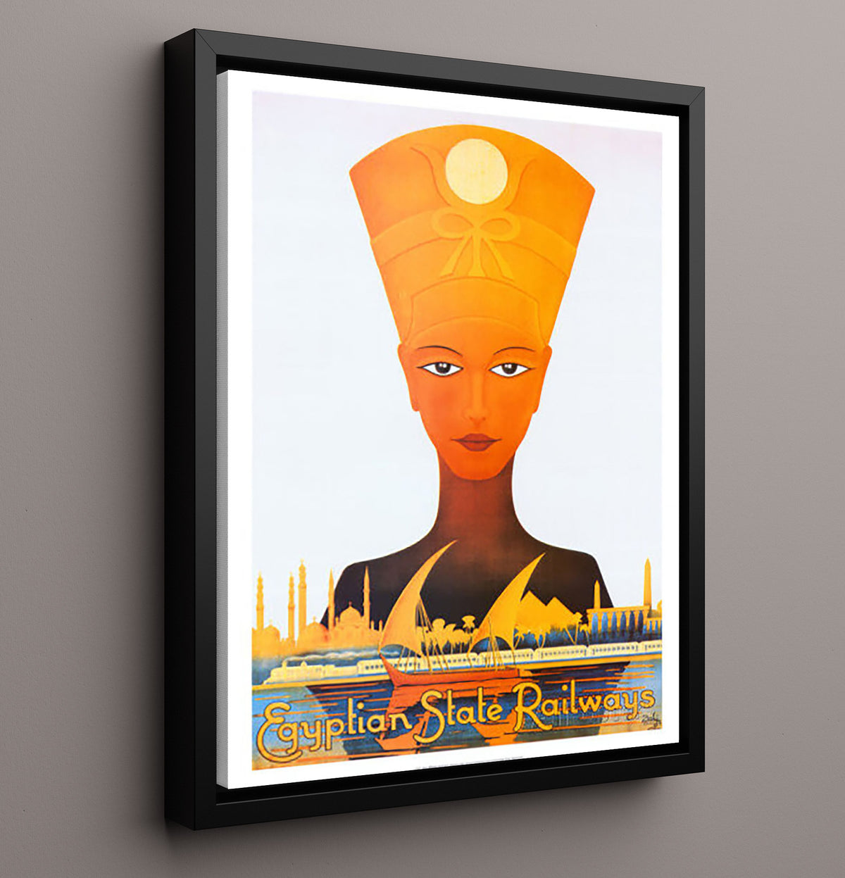 Egypt State Railways - Travel - 16x20 Framed Canvas