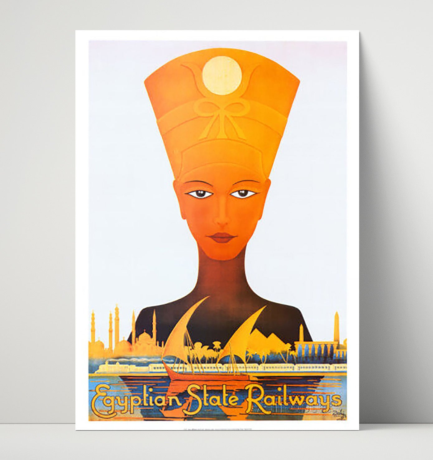 Egypt State Railways Vintage Travel Print 16x20 Unframed Print travel wall art print
