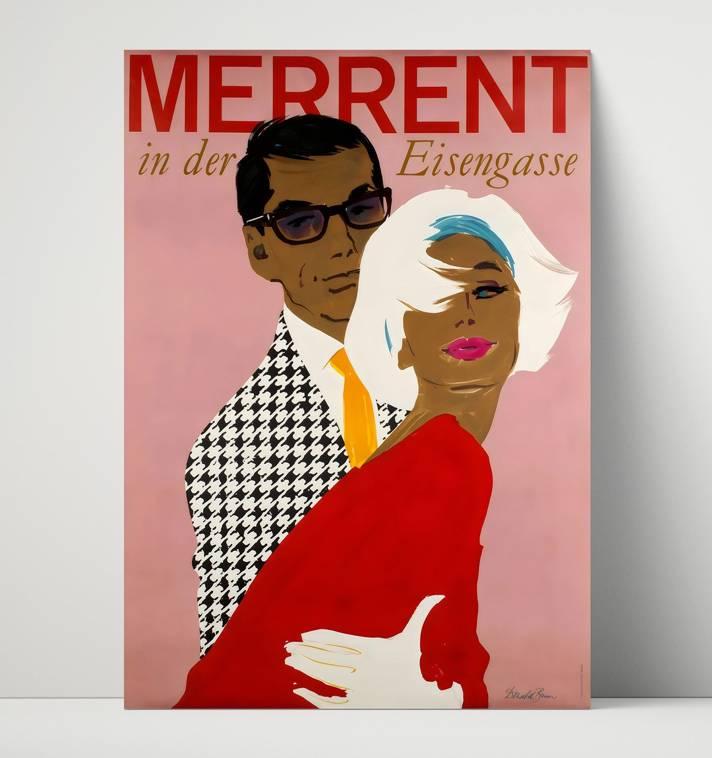 Fashion Mer Rent Eisengasse Vintage Travel Print 16x20 Unframed Print travel wall art print