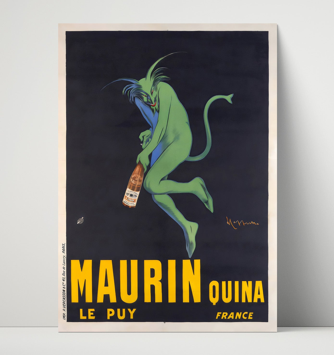 Le Puy Maurin Quina Vintage Travel Print 16x20 Unframed Print travel wall art print