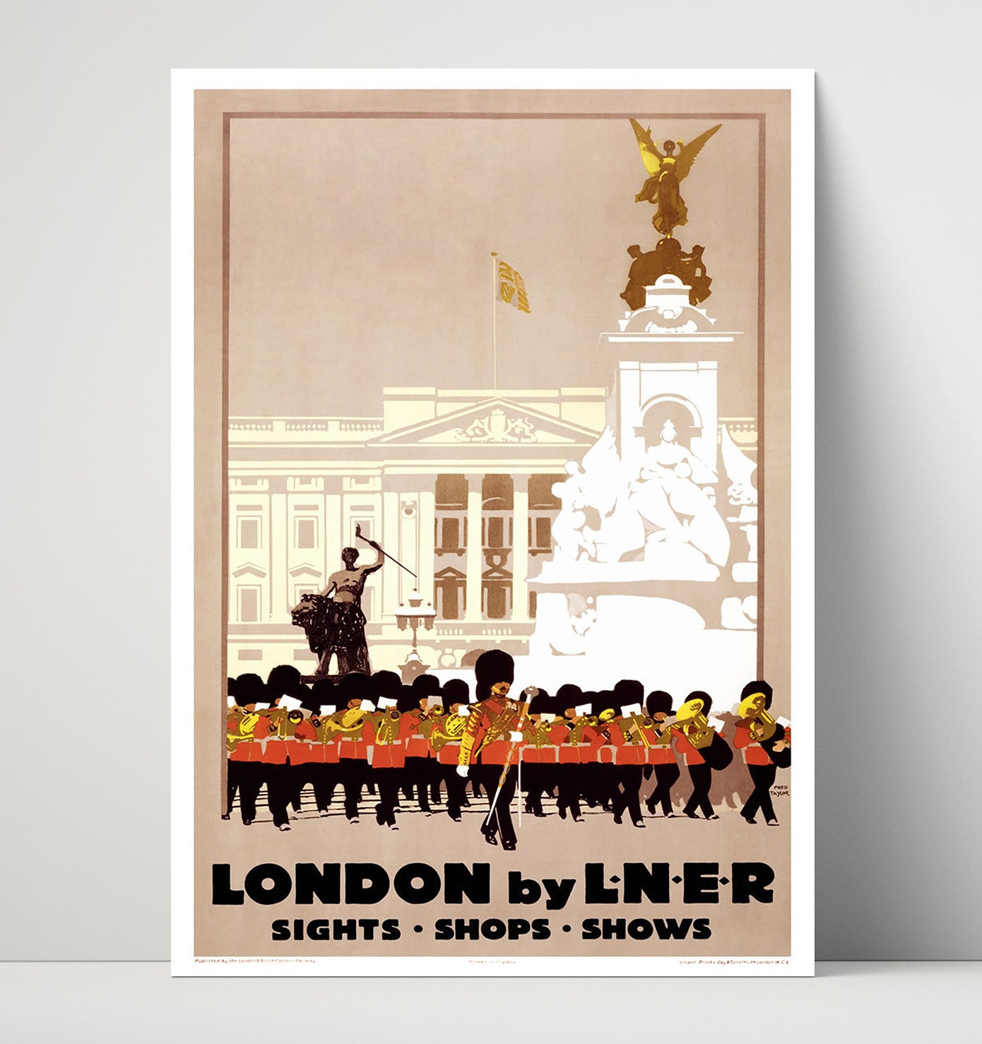 London By LNER Vintage Travel Print 16x20 Unframed Print travel wall art print