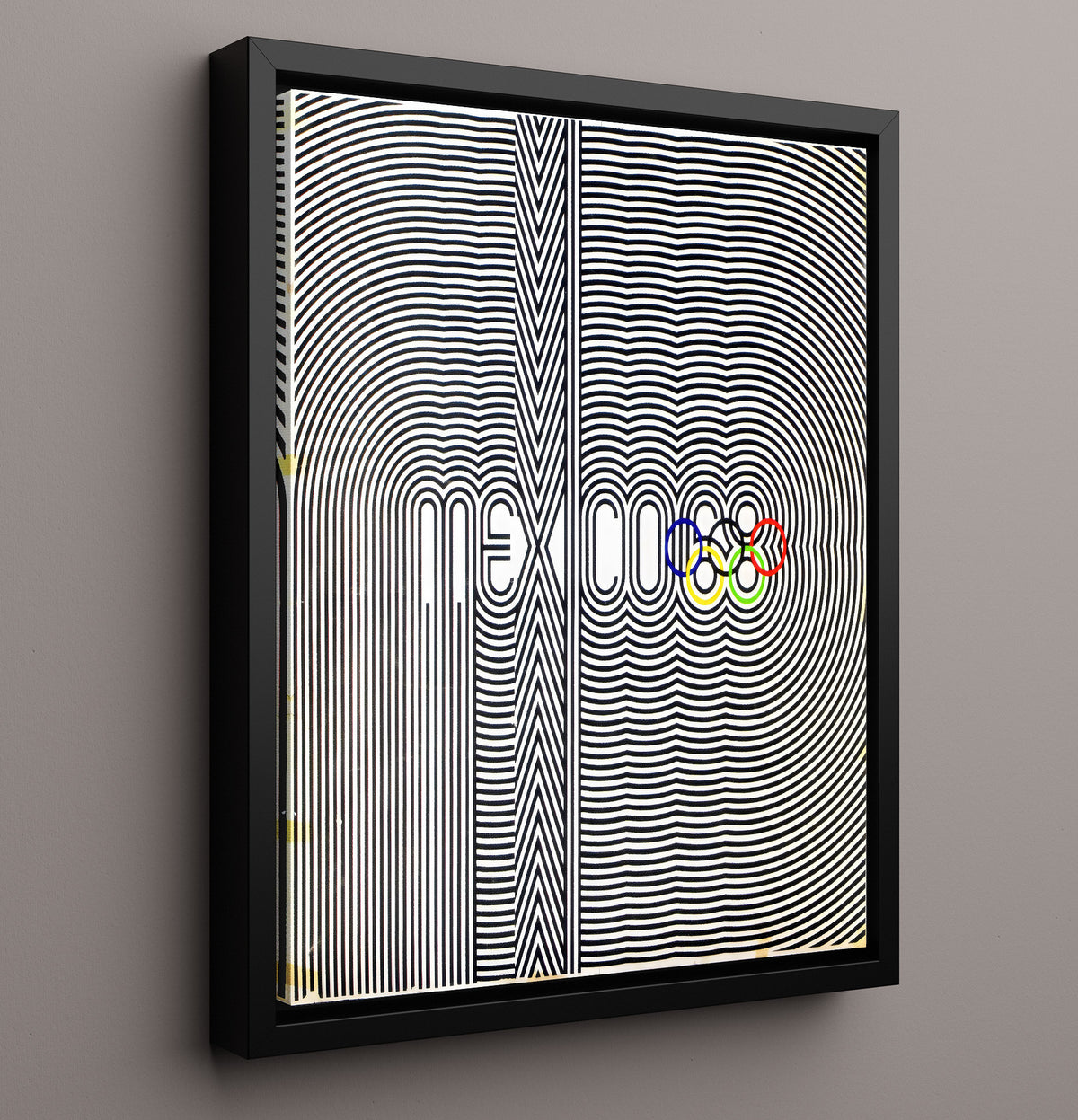 Mexico City 1968 Olympics 20x24 - Travel - 16x20 Framed Canvas