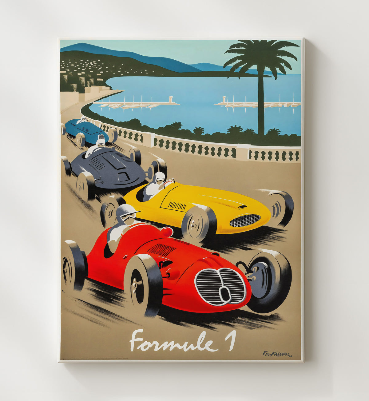 Monaco Formula 1 - Travel - 20x24 Canvas