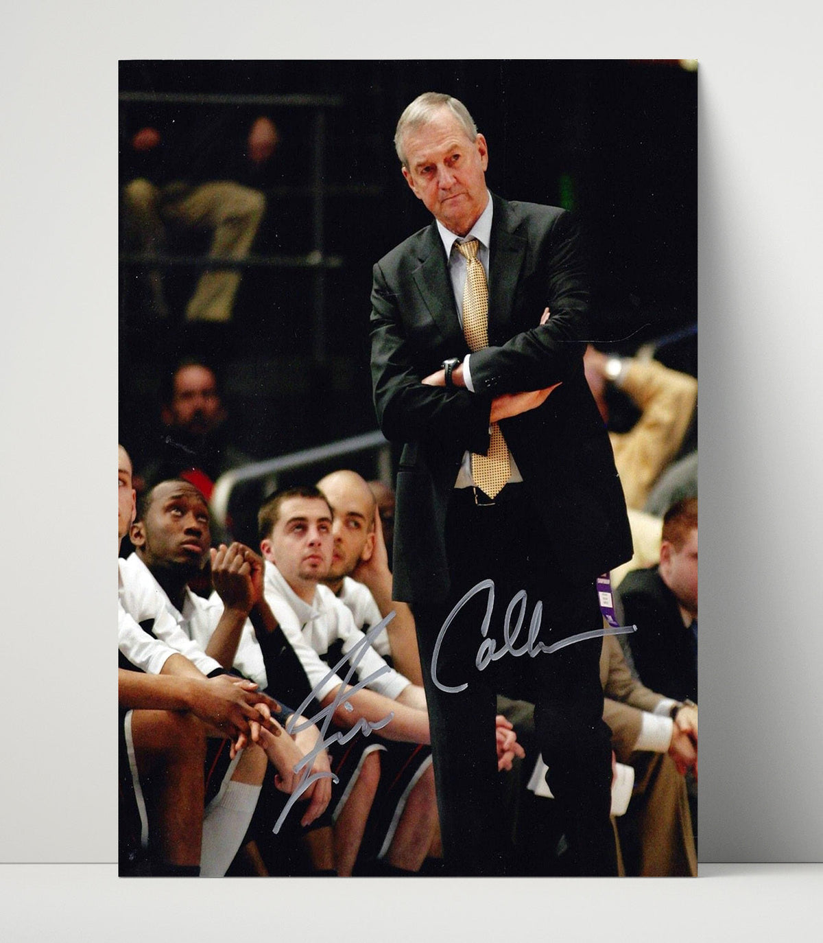 Connecticut – Sideline Leadership Presence unframed college basketball poster print