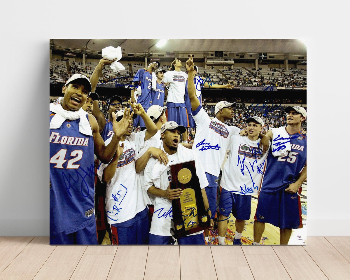 Florida – Back-to-Back Title Celebration unframed college basketball poster print