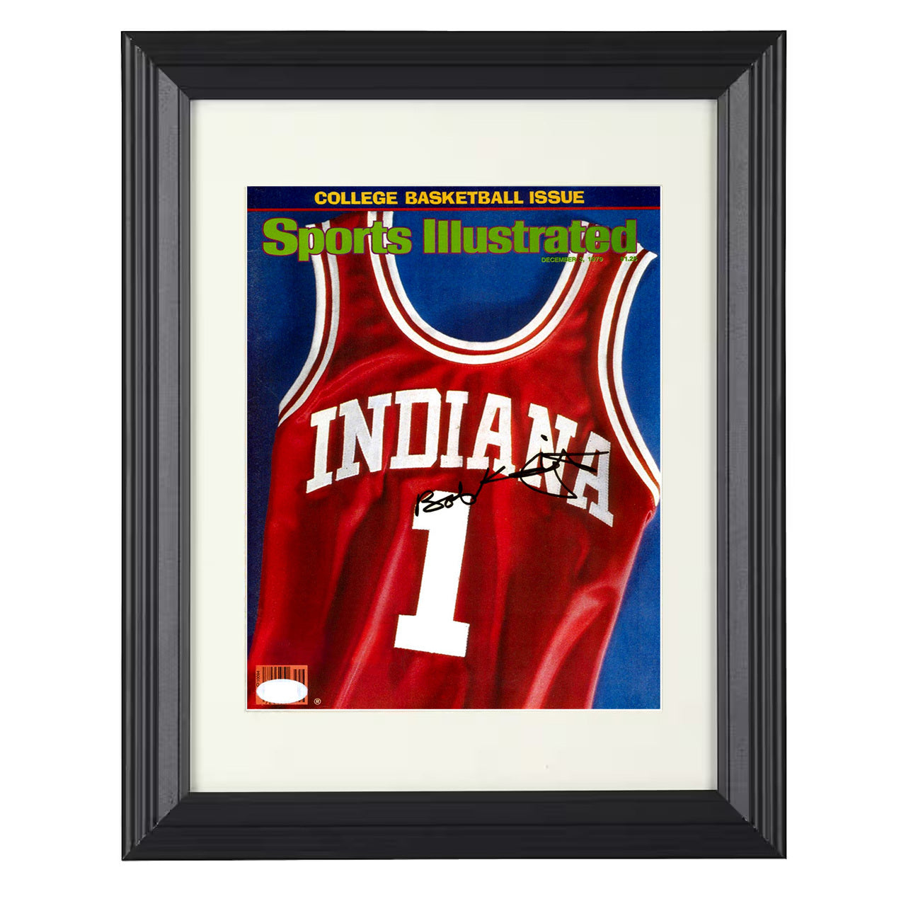Indiana – Jersey Tradition 1979 SI – 8x10 black beveled framed college basketball wall art