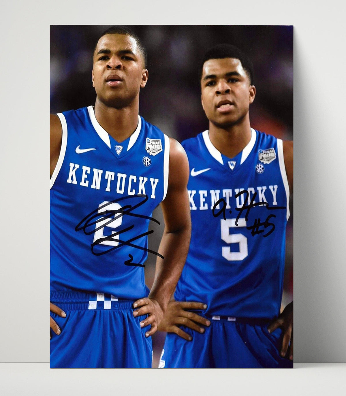 Kentucky – Harrison Twins Double Threat Presence unframed college basketball poster print