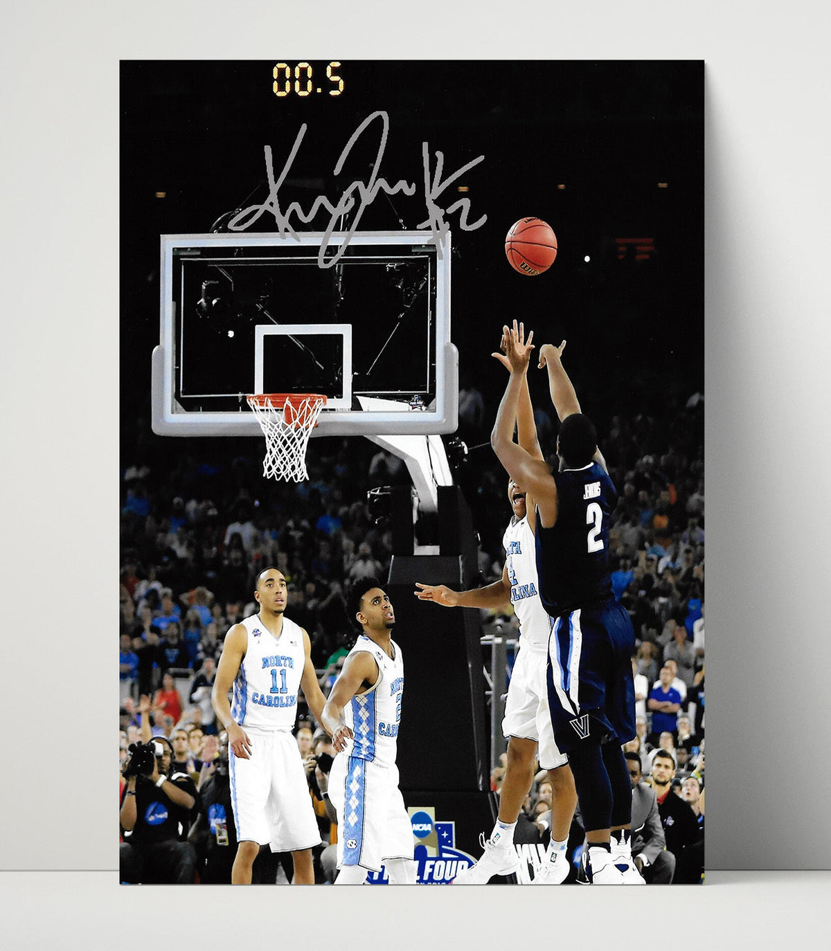 Villanova – Kris Jenkins Buzzer-Beater the Shot 2016 unframed college basketball poster print