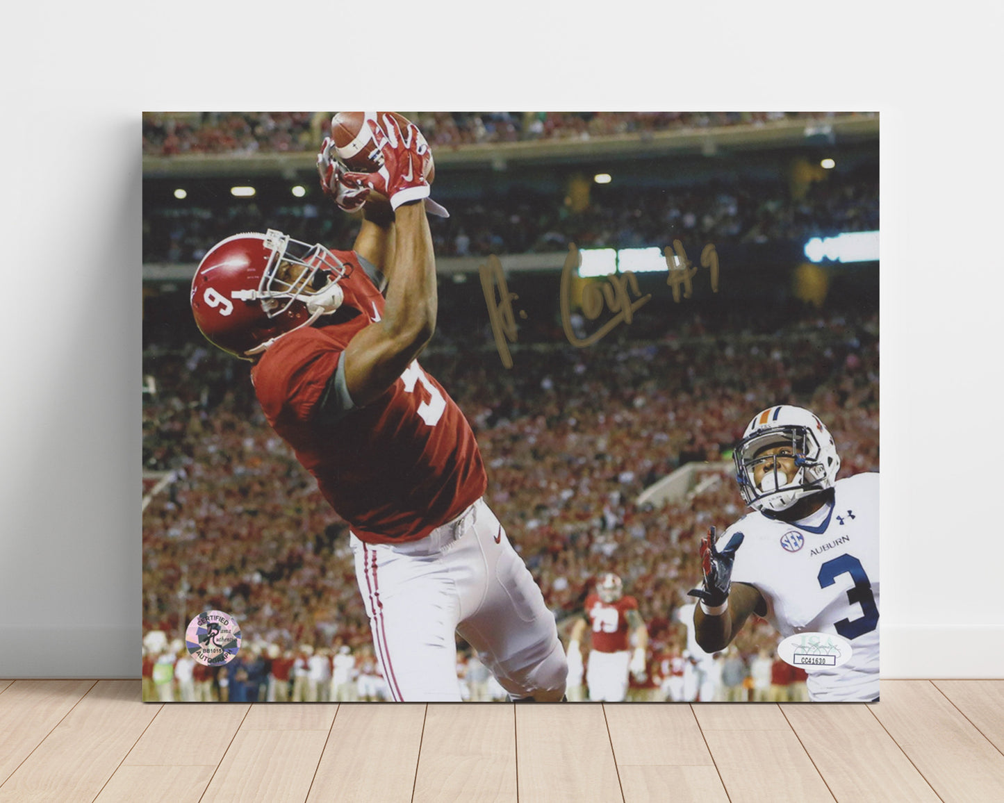 Alabama Football Amari Cooper Catch vs Auburn Deep Reception College Football Wall Art 16x20 Unframed Print wall art print – College Football decor