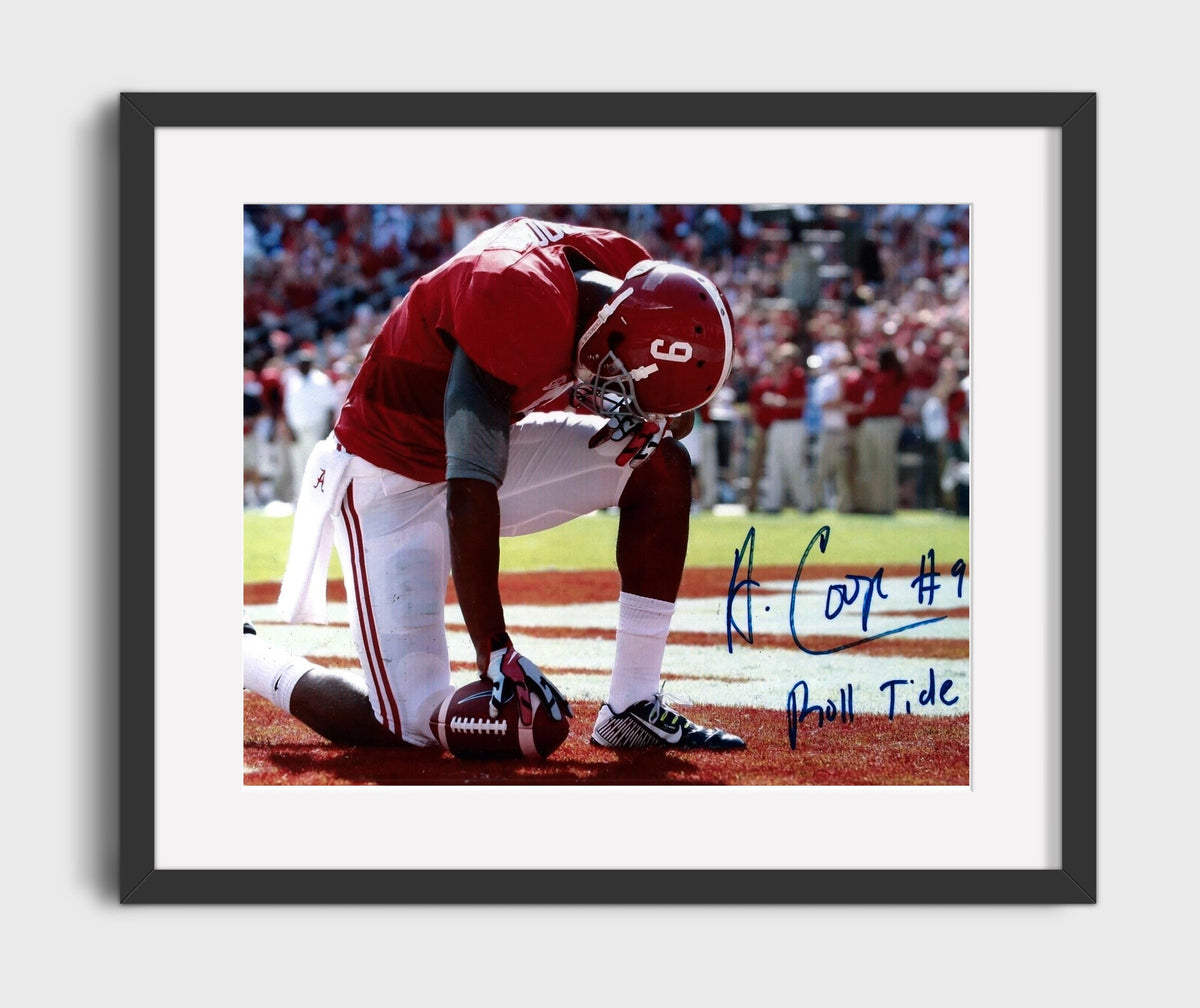 Alabama Football - Amari Cooper Touchdown Catch End Zone Celebration 8x10 Gallery Frame college football wall art