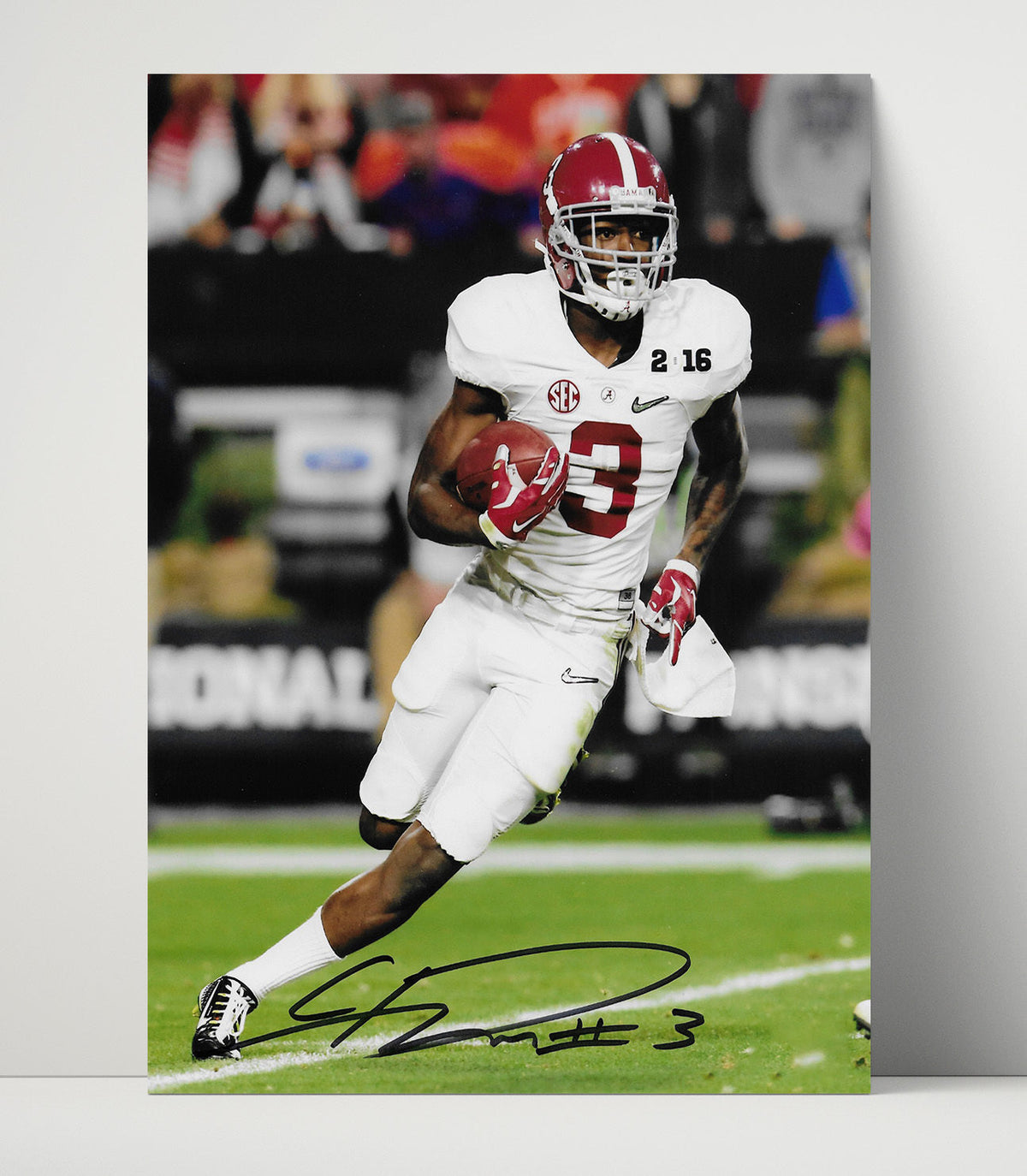 Alabama Football – Calvin Ridley Breakaway Run unframed college football poster print