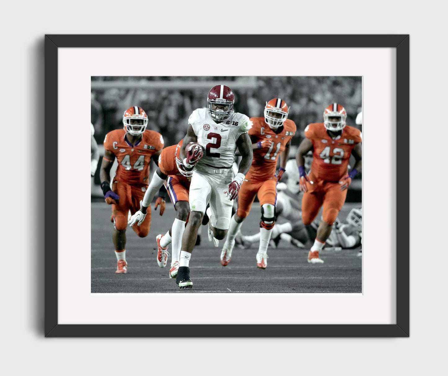 Alabama Football - Derrick Henry Breakaway Run Championship Game 8x10 Gallery Frame college football wall art