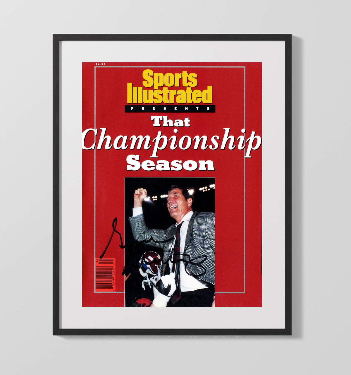 Alabama Football - Gene Stallings - That Championship Season 8x10 Gallery Frame college football wall art