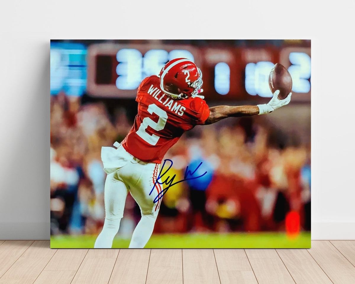 Alabama Football – Jameson Williams One Handed Reception unframed college football poster print