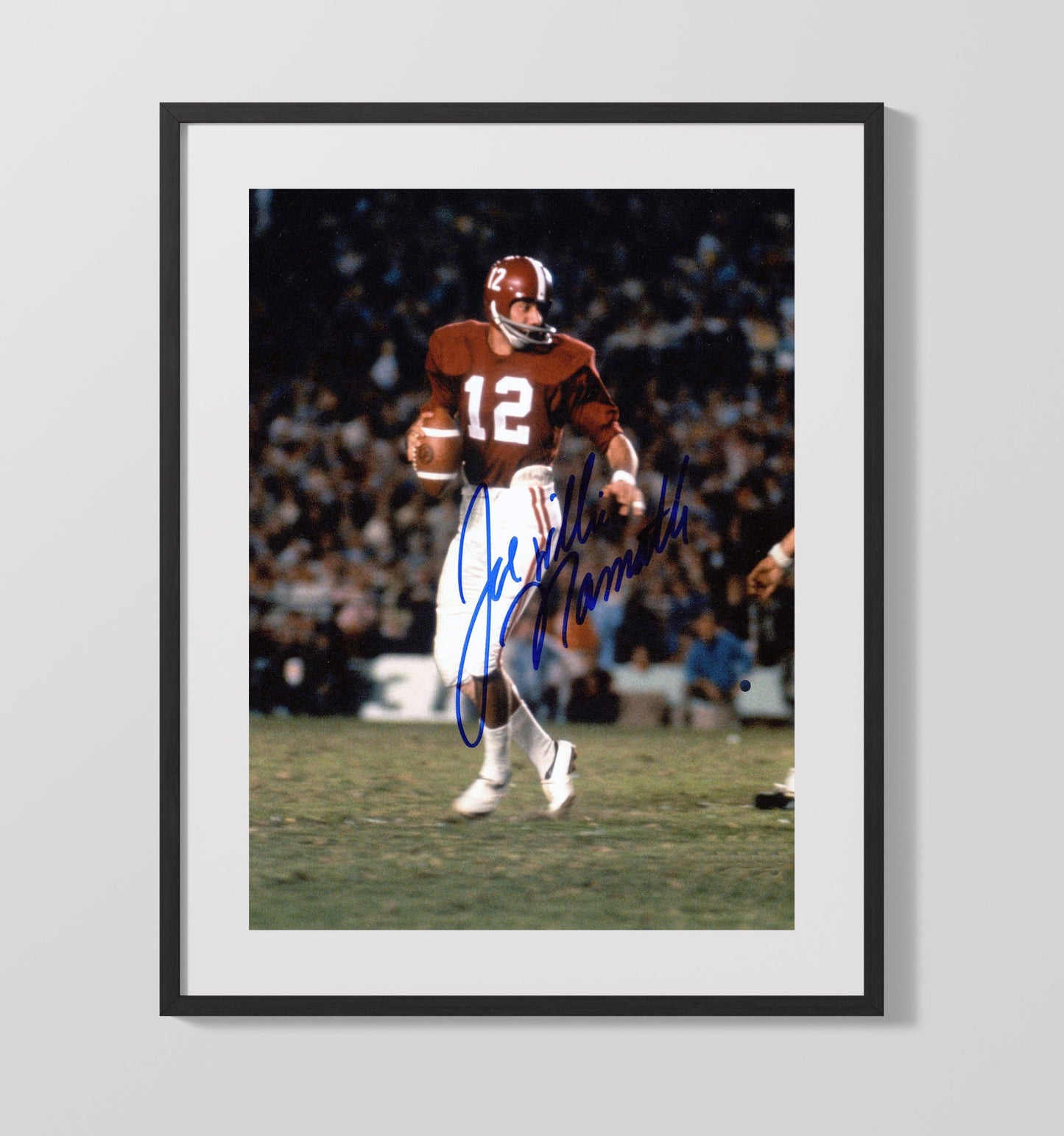 Alabama Football - Joe Namath - Broadway Joe Beginnings 8x10 Gallery Frame college football wall art
