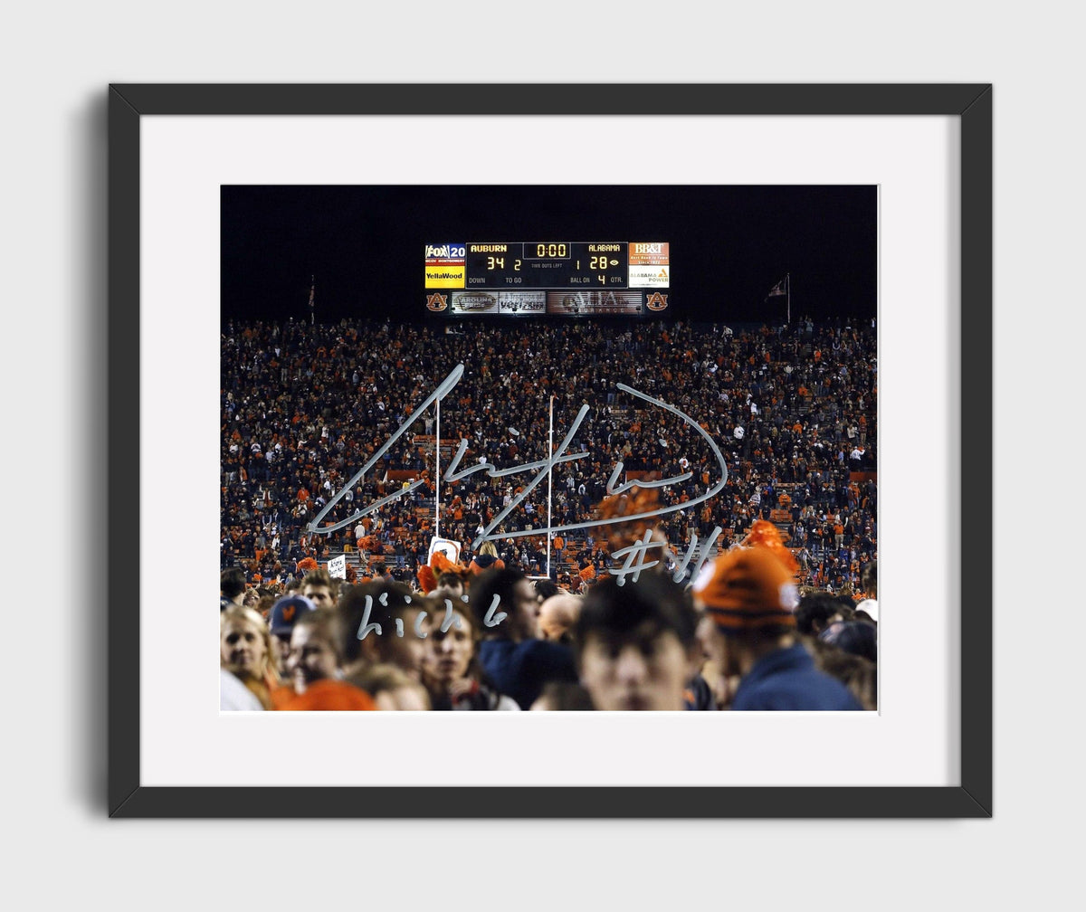 Auburn Football - Chris Davis Kick Six Return Iron Bowl Game Winner 8x10 Gallery Frame college football wall art