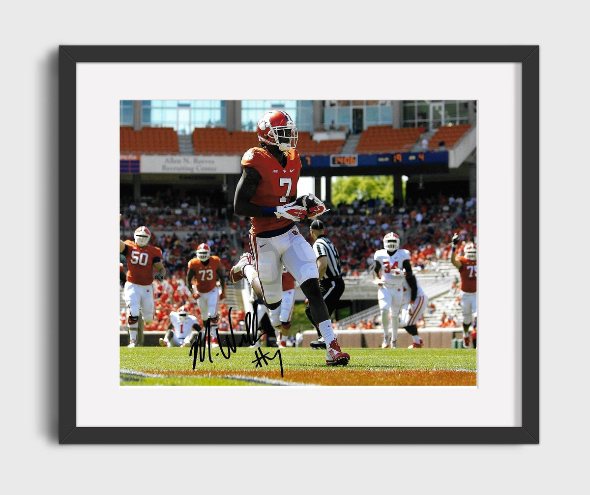 Clemson Football - Mike Williams Touchdown Catch Stride 8x10 Gallery Frame college football wall art