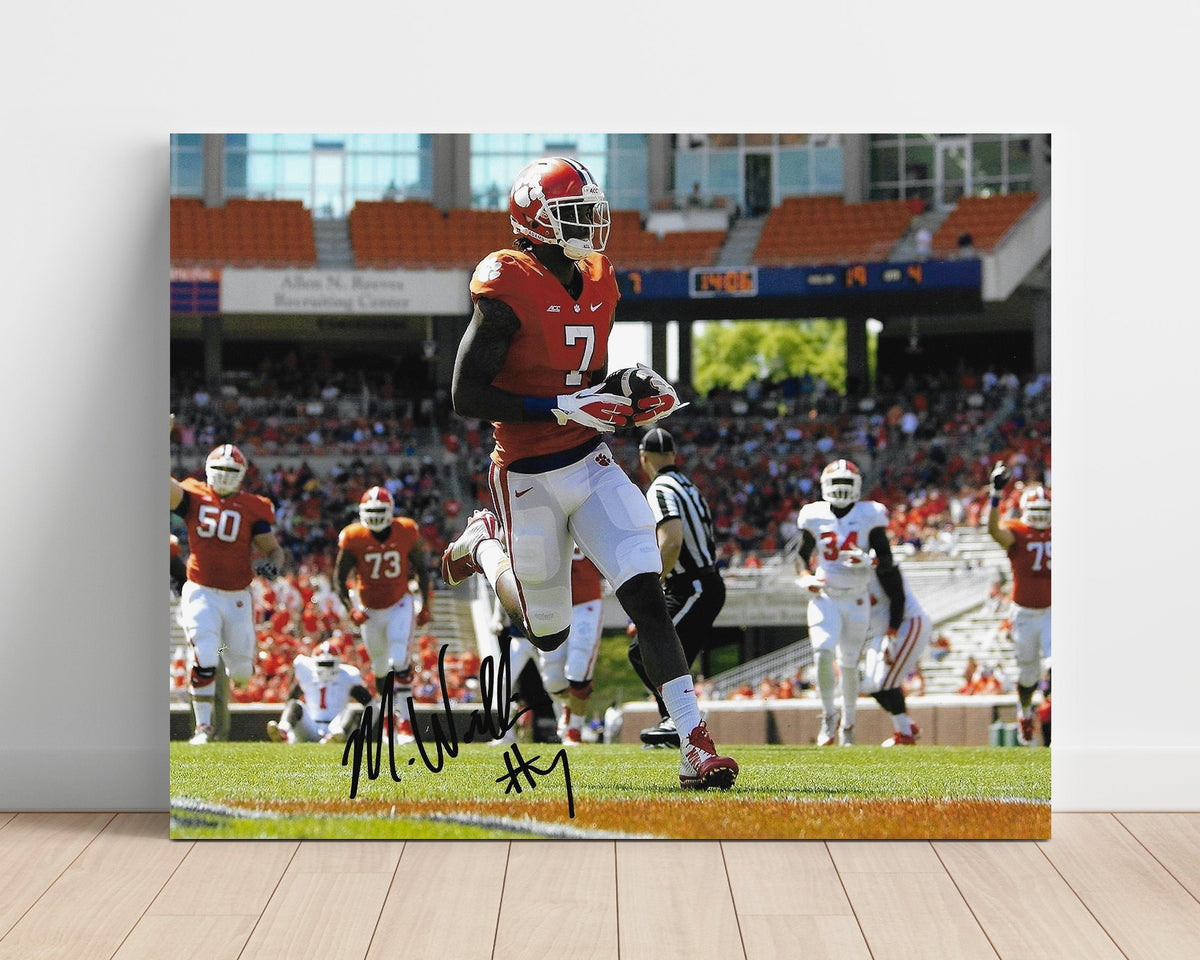 Clemson Football – Mike Williams Touchdown Catch Stride unframed college football poster print