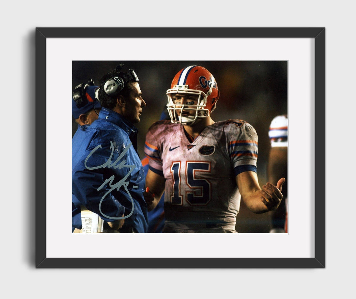 Florida Football - Urban Meyer Sideline Focus 8x10 Gallery Frame college football wall art