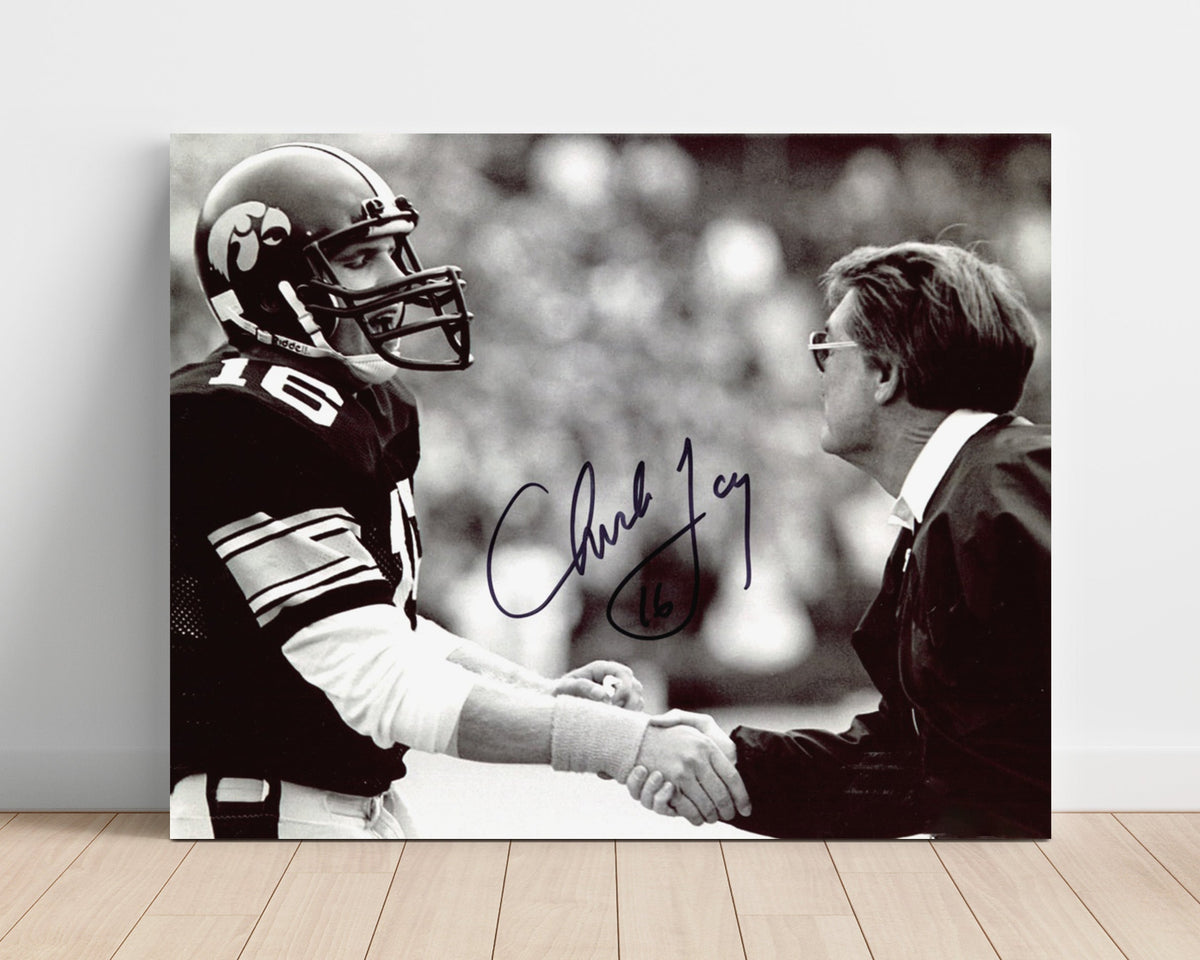 Iowa Football – Chuck Long Sideline Photo unframed college football poster print