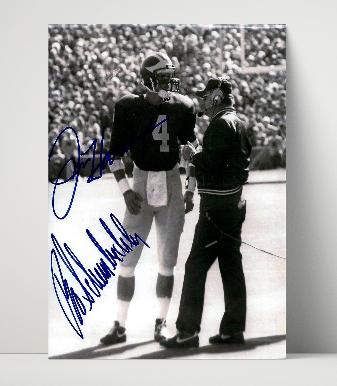Michigan Football Bo Schembechler and Harbaugh Sideline Legends College Football Wall Art 16x20 Unframed Print wall art print – College Football decor