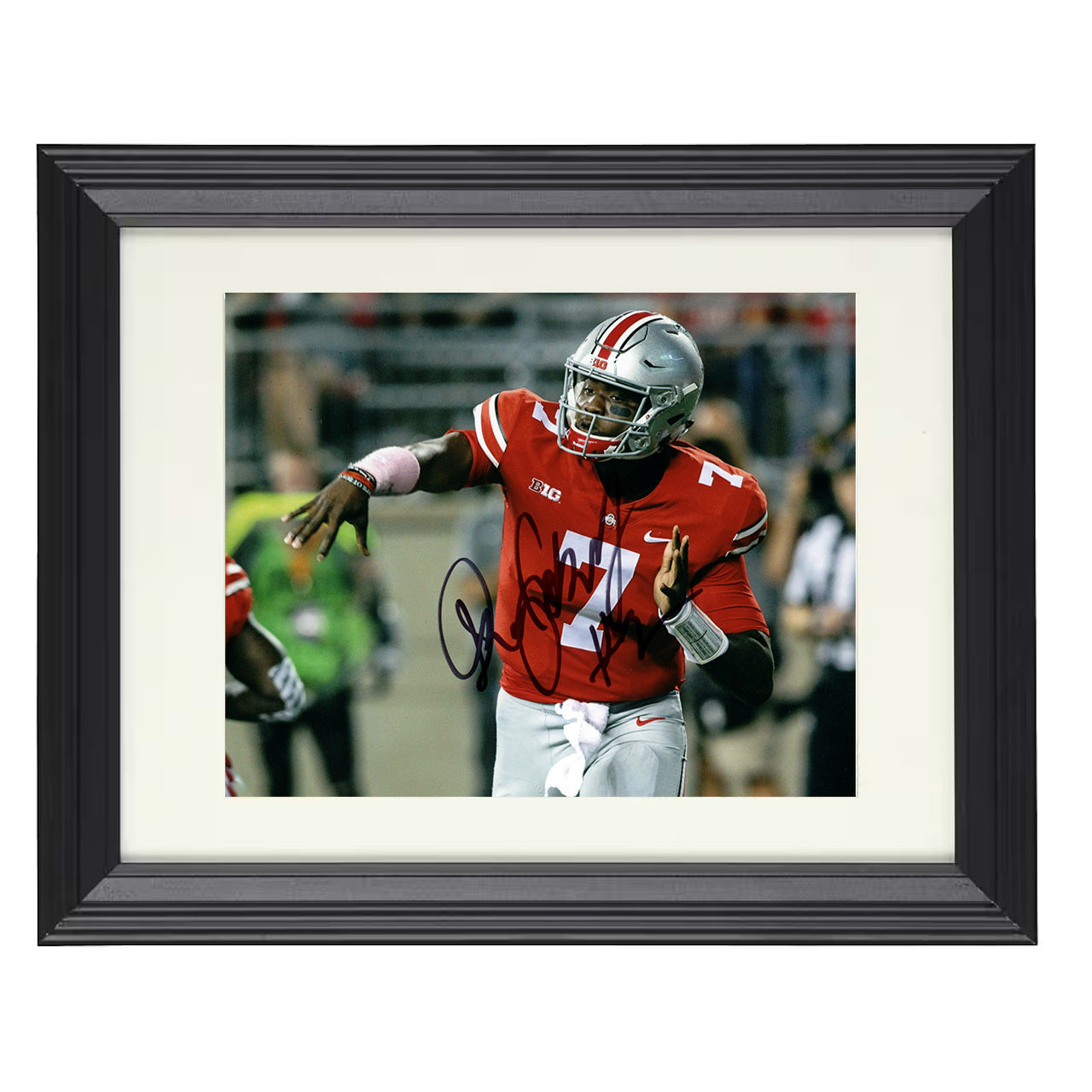 Ohio State Football - Dwayne Haskins Confident Pose 8x10 framed college football wall art