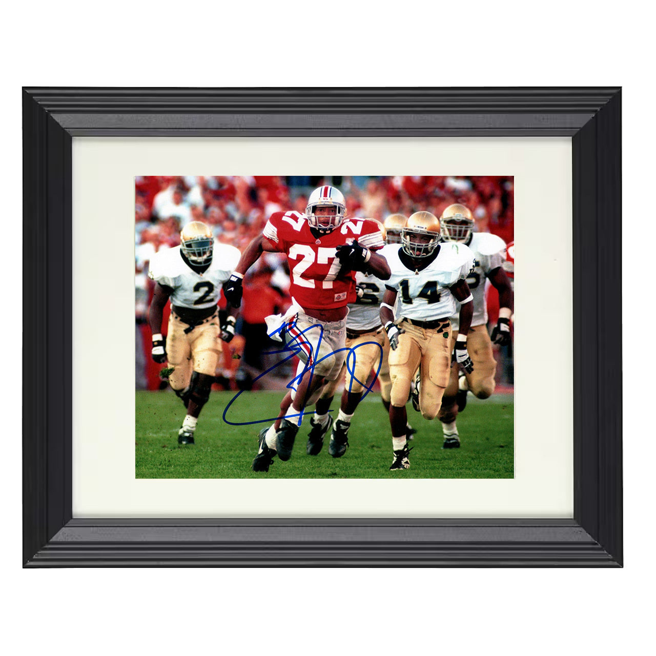 Ohio State Football - Eddie George Breakaway Run 8x10 framed college football wall art