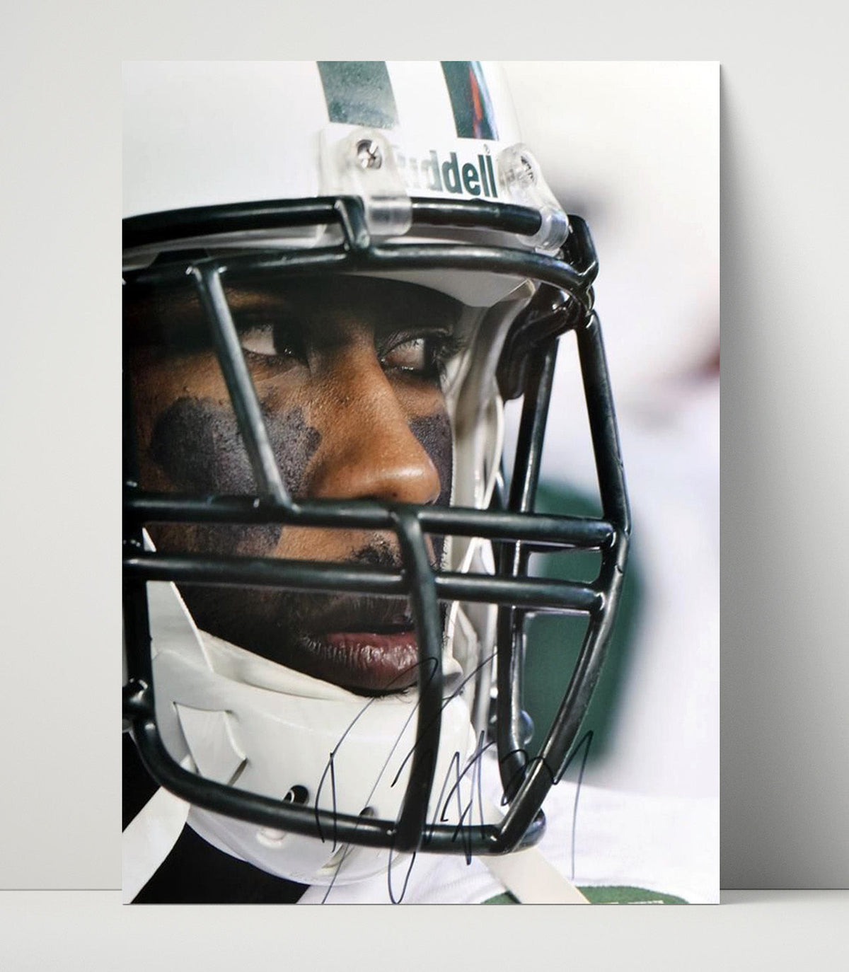 Penn State Football – Darrelle Revis Lockdown Focus Helmet unframed college football poster print