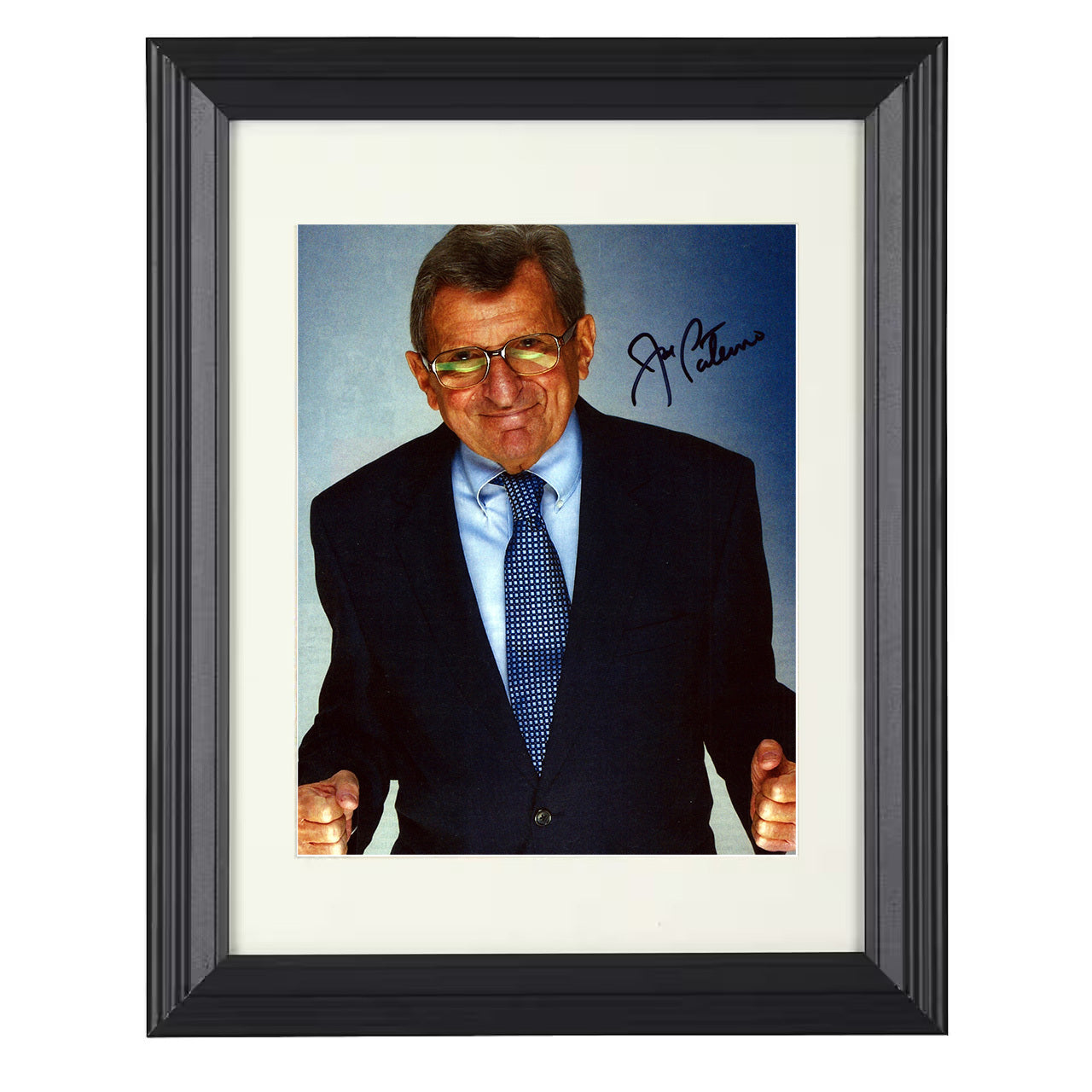 Penn State Football - Joe Paterno Sideline Leader 8x10 framed college football wall art