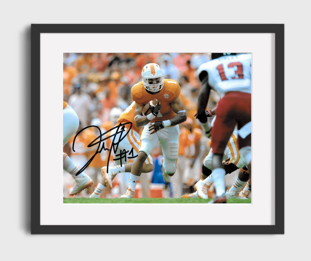 Tennessee Football - Jalen Hurd Power Run Breakthrough 8x10 Gallery Frame college football wall art