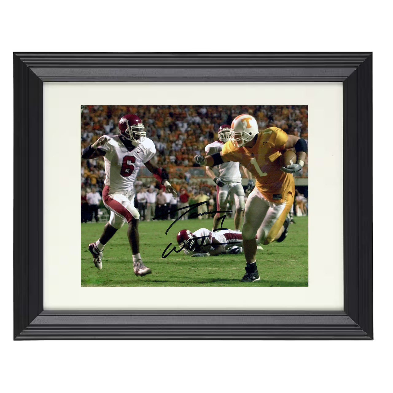 Tennessee Football - Jason Witten Tough Yardage Drive 8x10 framed college football wall art