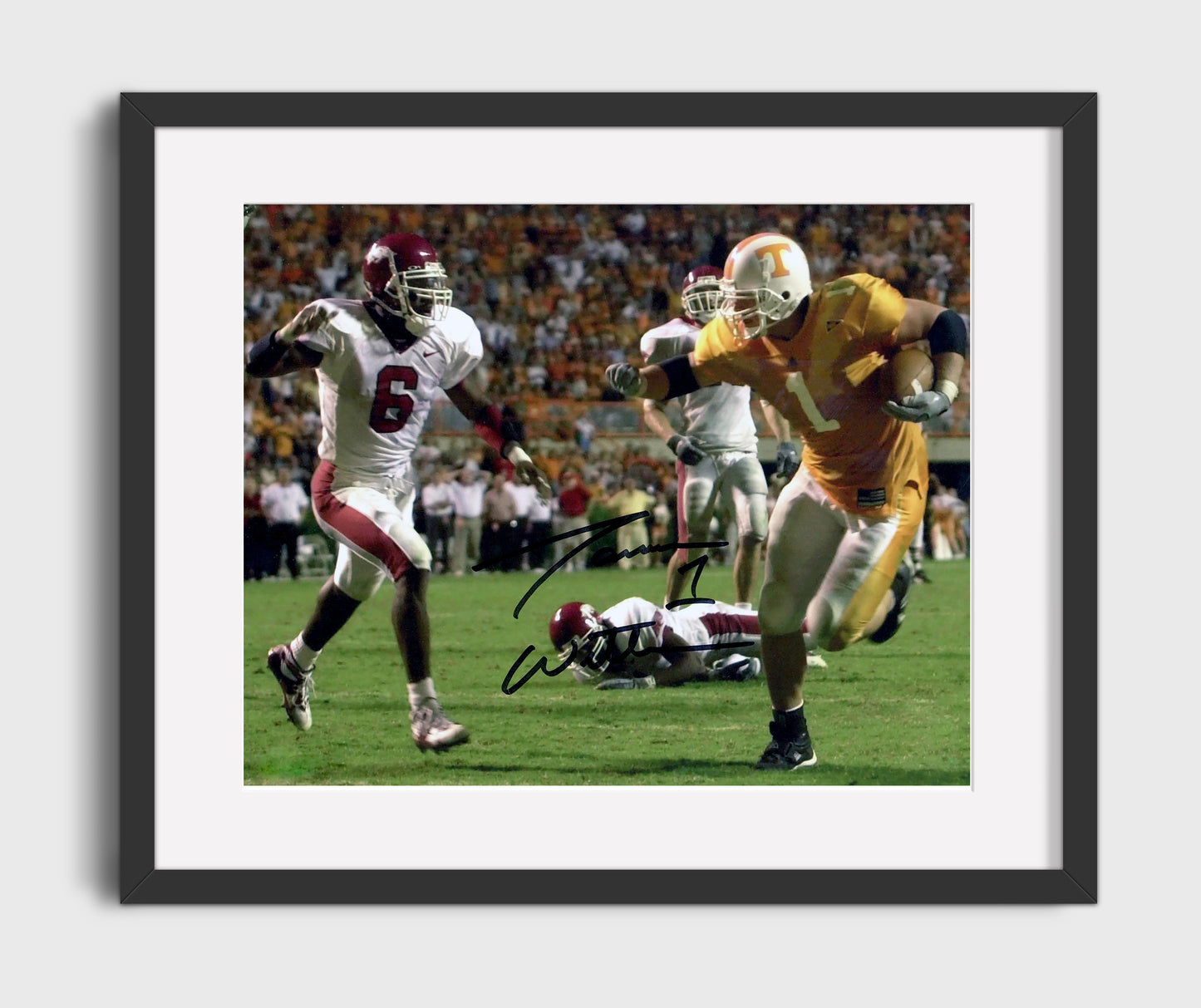 Tennessee Football - Jason Witten Tough Yardage Drive 8x10 Gallery Frame college football wall art