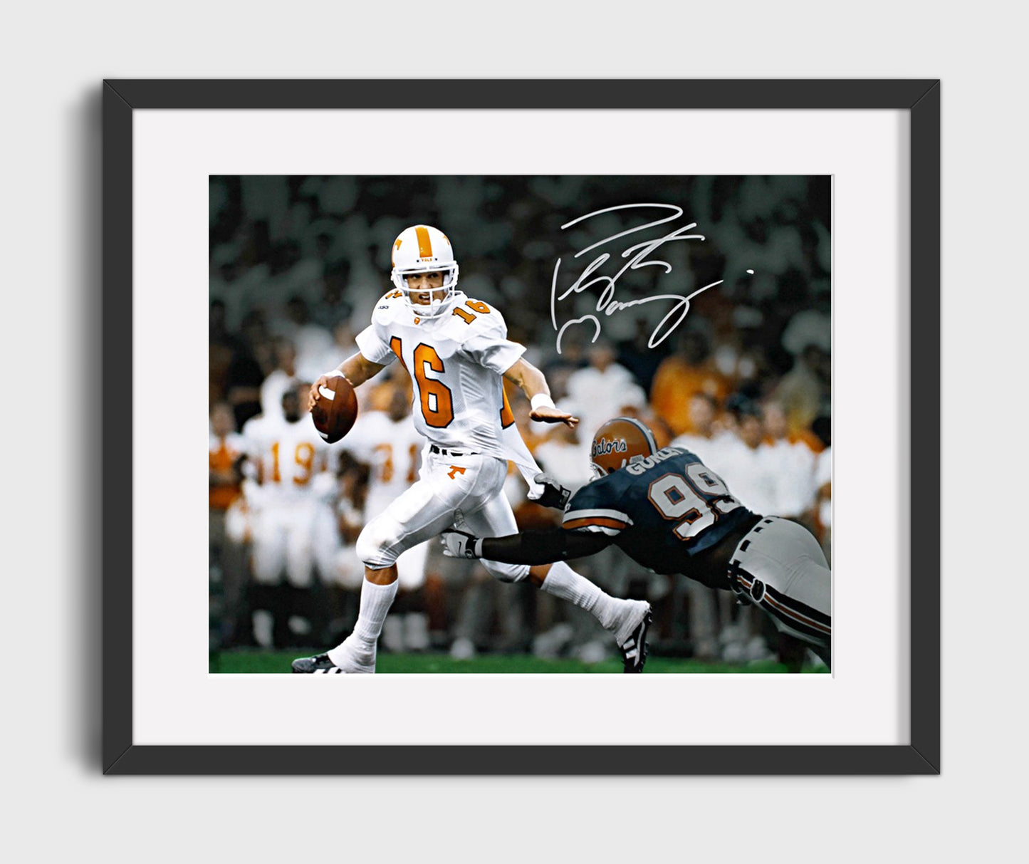 Tennessee Football - Peyton Manning Escape Artist Play 8x10 Gallery Frame college football wall art