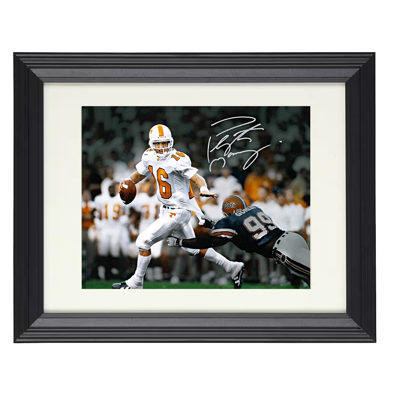 Tennessee Football - Peyton Manning Escape Artist Play 8x10 framed college football wall art