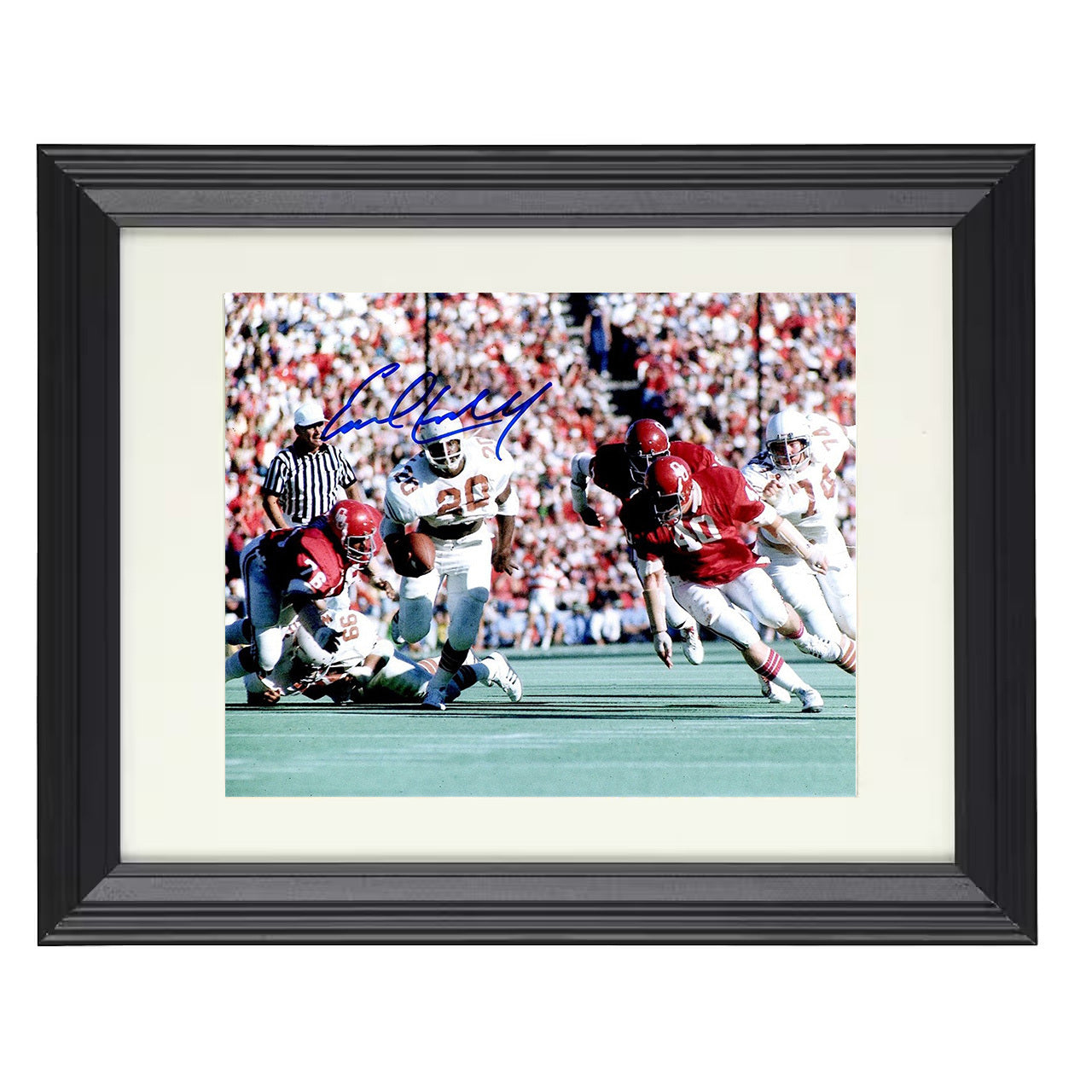 Texas Football - Earl Campbell Legendary Power Run 8x10 framed college football wall art