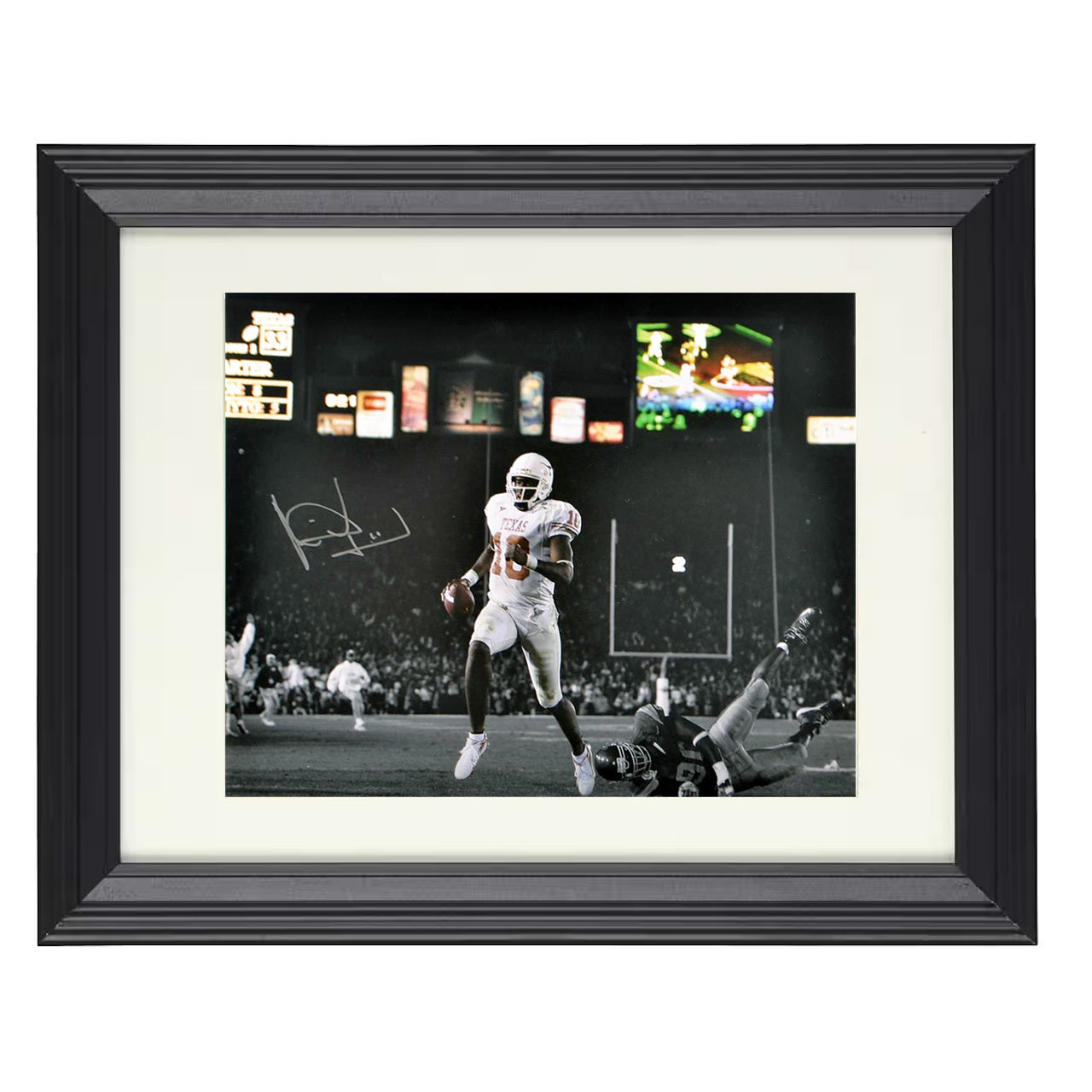 Texas Football - Vince Young Rose Bowl Breakaway Run 8x10 framed college football wall art
