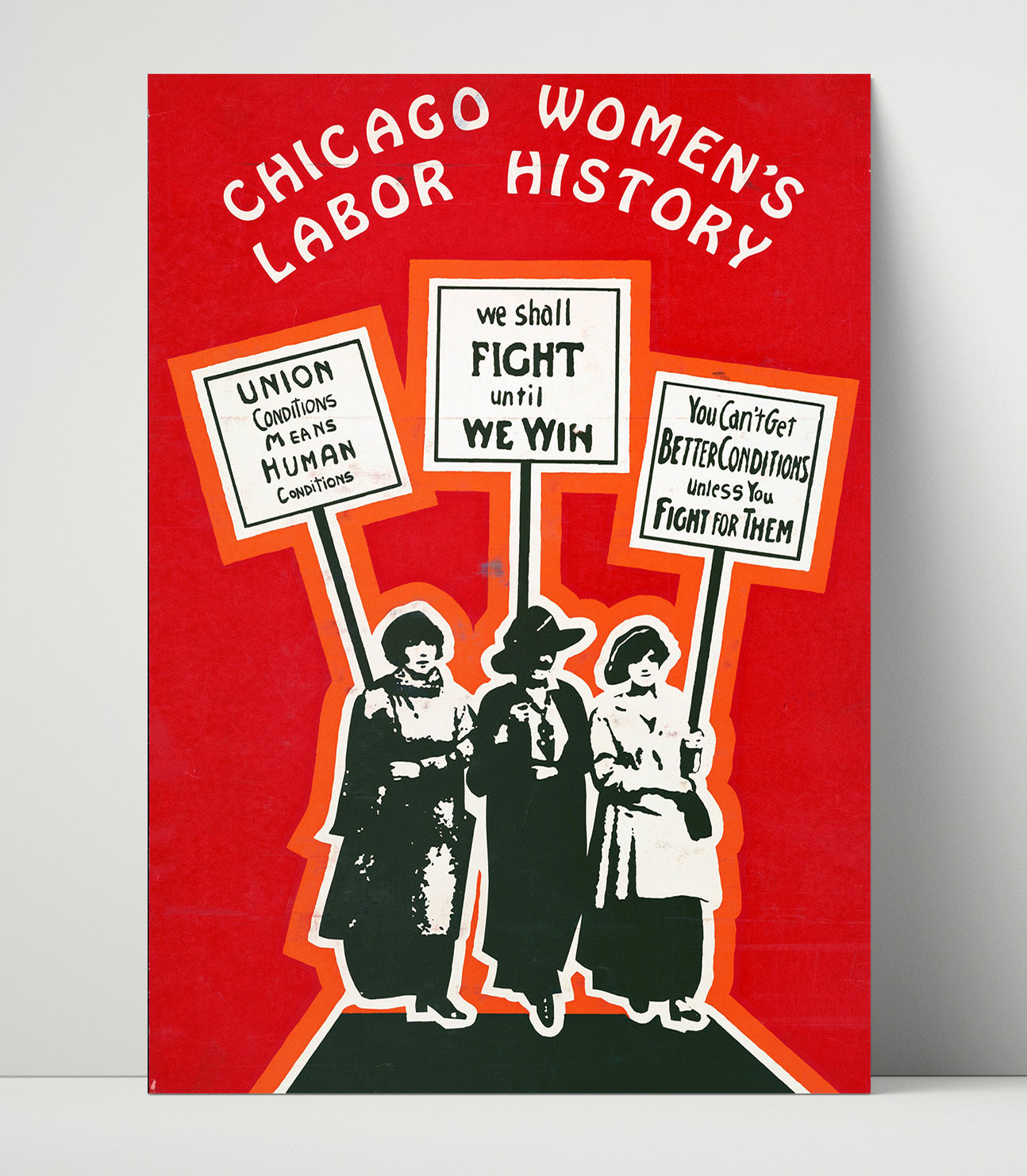 Chicago Womens Labor History Counter Culture Wall Art 16x20 Unframed Print wall art print