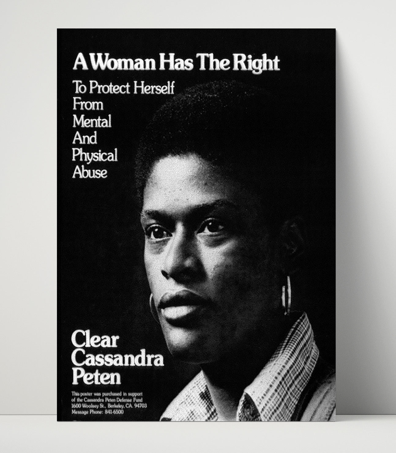 Clear Cassandra Peten - Womens Rights Counter Culture Wall Art 16x20 Unframed Print wall art print