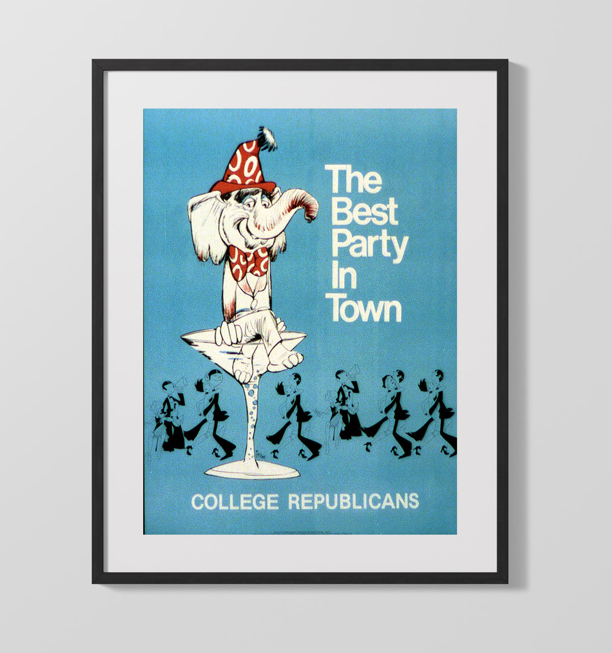 College Republicans - Best Party in Town 16x20 Gallery Frame counterculture wall art