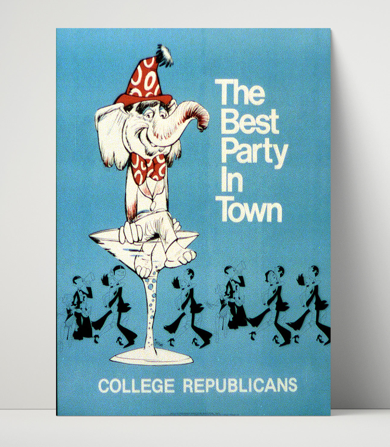 College Republicans - Best Party in Town Counter Culture Wall Art 16x20 Unframed Print wall art print