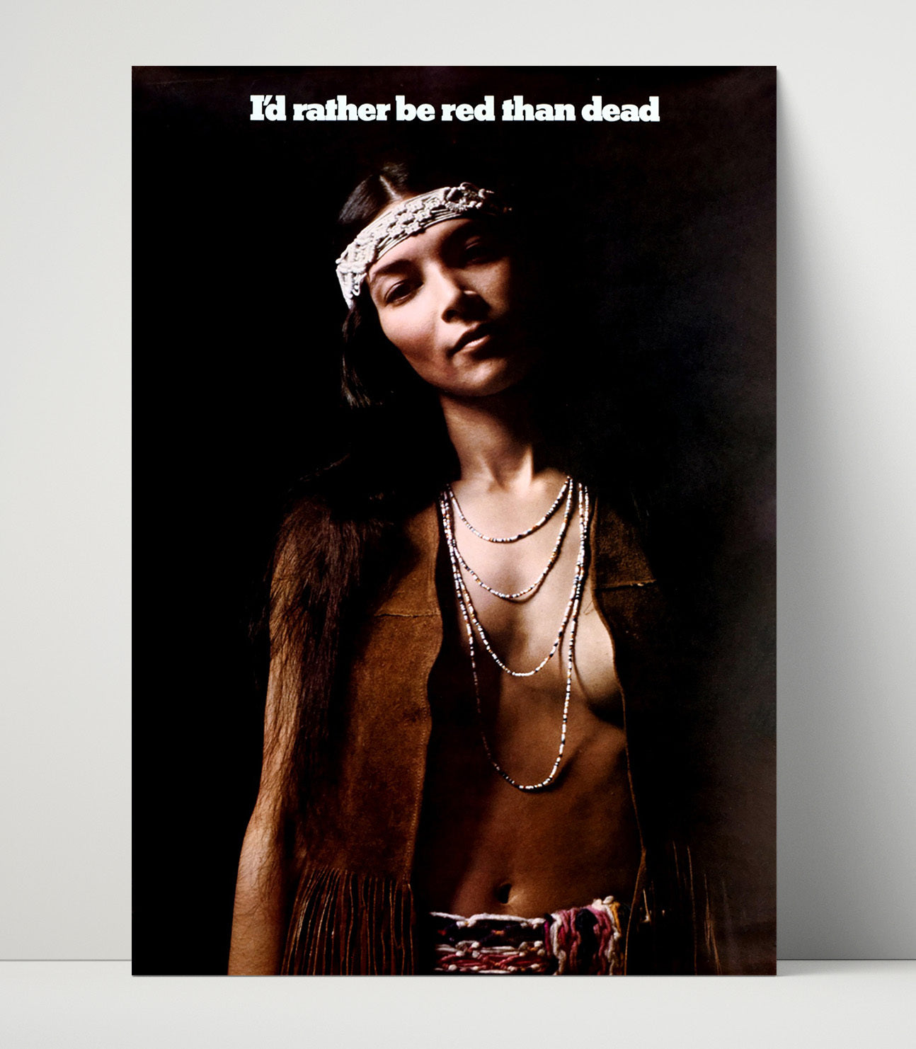Id Rather Be Red Than Dead Counter Culture Wall Art 16x20 Unframed Print wall art print