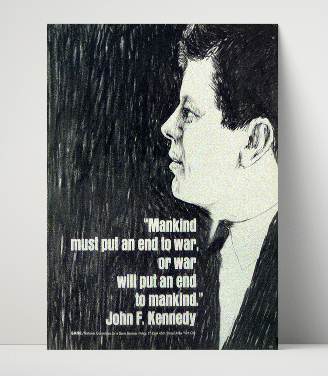 Kennedy Quote on War Counter Culture Wall Art 16x20 Unframed Print wall art print