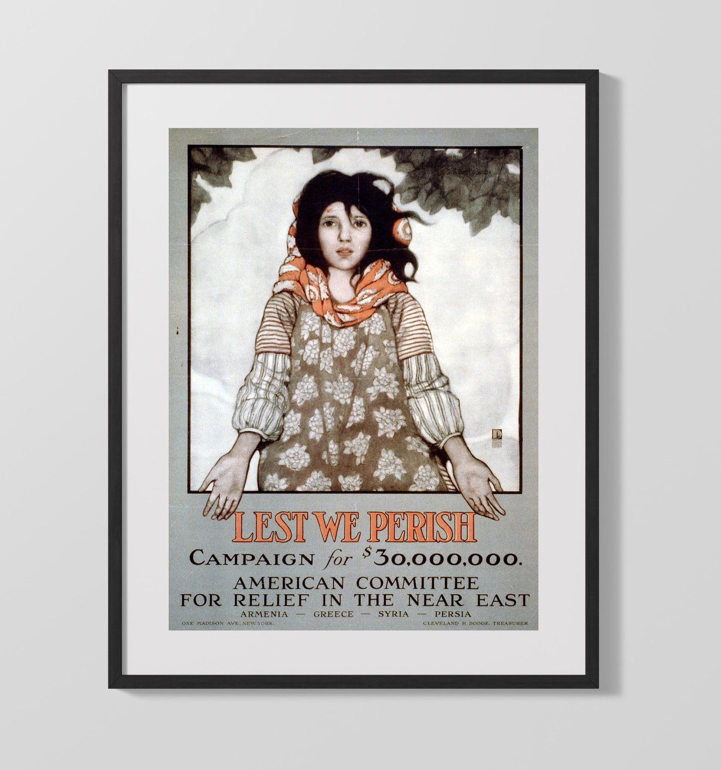 Lest We Perish 16x20 Gallery Frame counterculture wall art