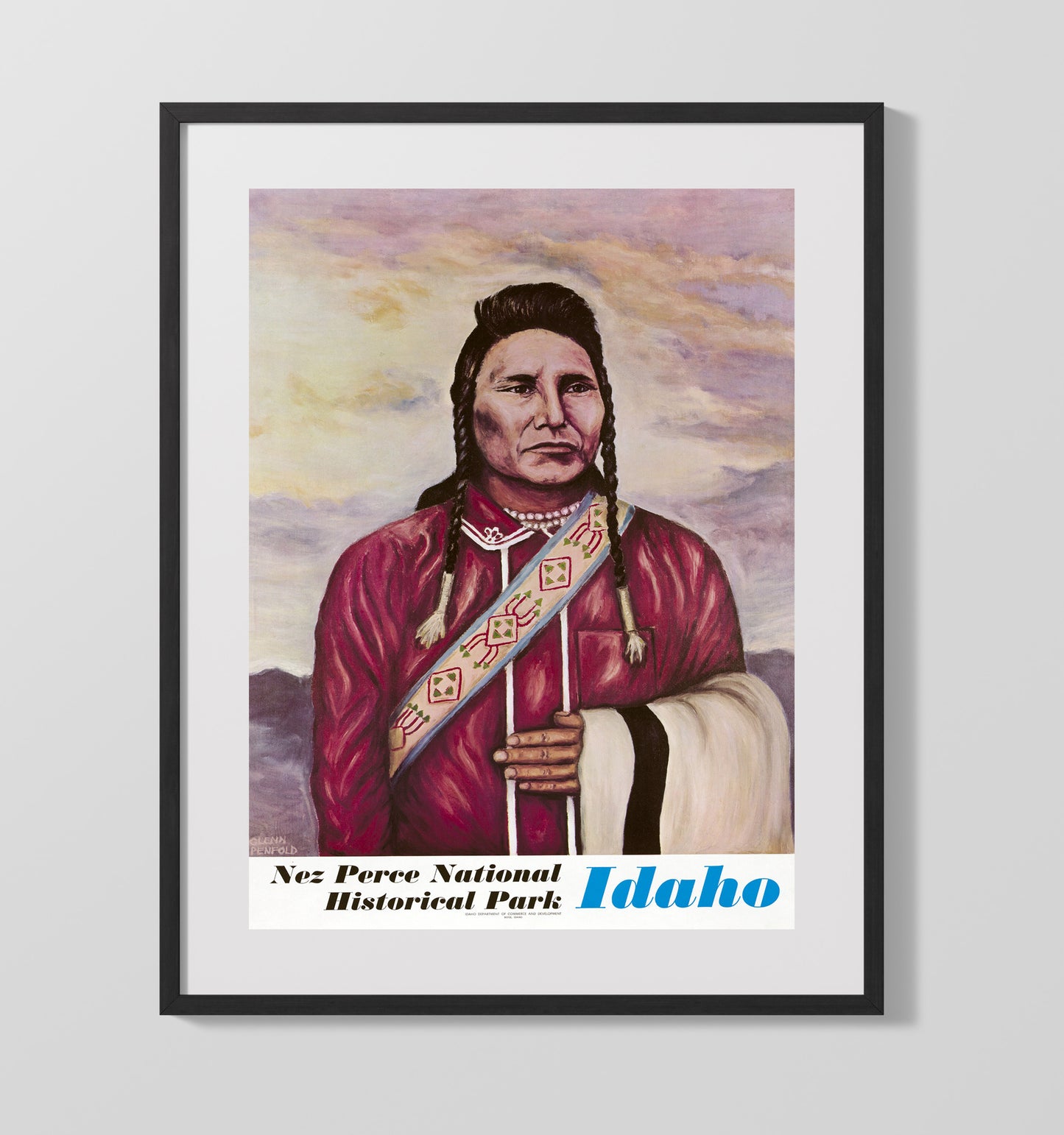 Nez Perce Park Idaho 16x20 Gallery Frame counterculture wall art