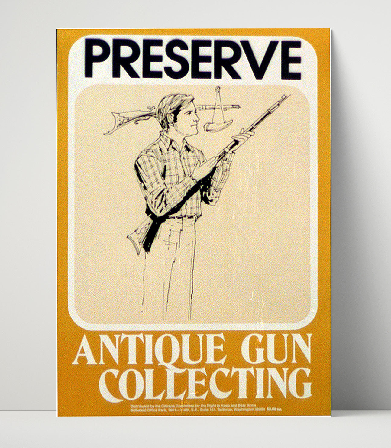 Preserve Gun Collecting 20x30 Counter Culture Wall Art 16x20 Unframed Print wall art print