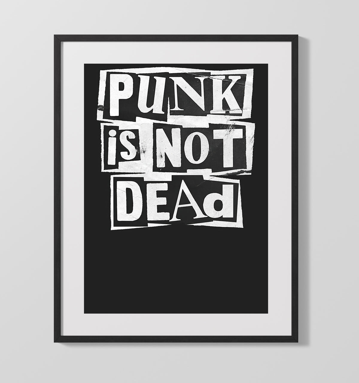 Punk Is Not Dead 16x20 Gallery Frame counterculture wall art
